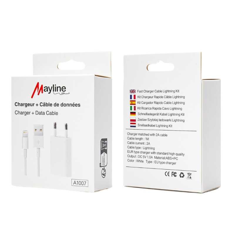 Charger Kit 5 W Mayline – 1 m USB to Lightning Cable