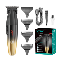 Tondeuse à Cheveux Sans Fil Avec Boîtier En Métal DLC Blade Barber VGR