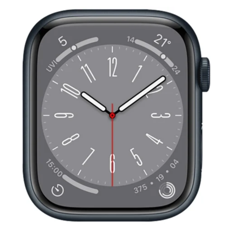Apple Watch Series 8 GPS 45mm Minuit Aluminium (Sans Bracelet et Accessoires) - Grade A Apple Watch Series 8 GPS 45mm Minuit Aluminium (Sans Bracelet et Accessoires) - Grade A