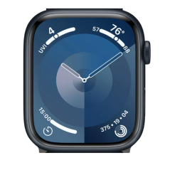 Apple Watch Series 9 GPS 45mm Minuit Aluminium (Sans Bracele