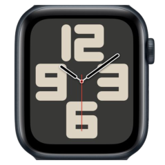 Apple Watch Series SE GPS 44mm Minuit Aluminium (Sans Bracel