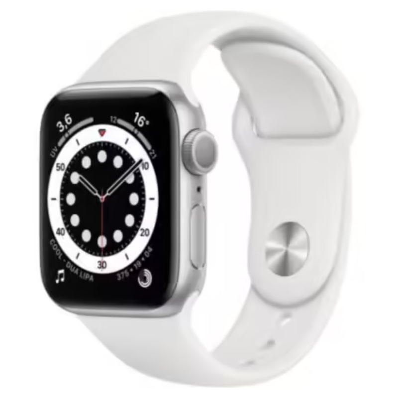 Montre Connectée Apple Watch Séries 6 GPS 44mm Argent avec bracelet - Grade AB