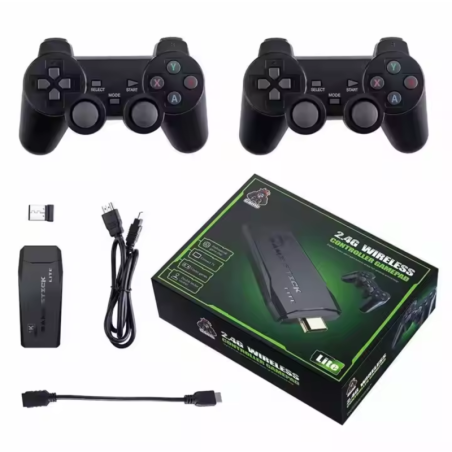 Console Rétro PS1 HD avec Manette Sans Fil M8 64 Go - Montre Ref G2972