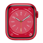Smartwatch Apple Watch Series 7 GPS 41mm – Red aluminum, no band or accessories · Refurbished Grade AB