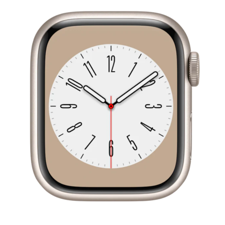 Smartwatch Apple Watch Series 8 GPS 45mm – Starlight aluminum, no band or accessories · Refurbished Grade A