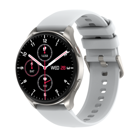 Montre Connectée 1.43″ AMOLED Blackview X20 - Argent — Black