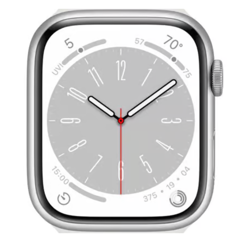 Smartwatch Apple Watch Series 9 GPS 41mm – Silver aluminum, no band or accessories · Refurbished Grade AB
