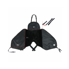 Tablier Imperméable Moto - Noir · Smarty Paris