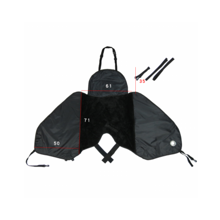 Tablier Imperméable Moto - Noir · Smarty Paris