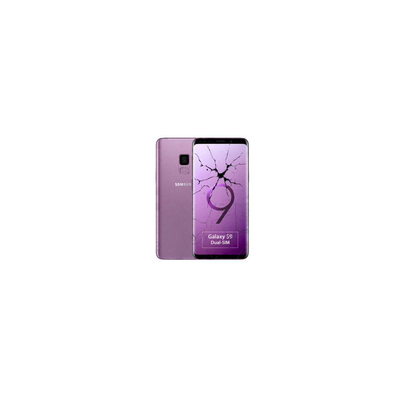 Samsung Galaxy S9 64 Go - Violet (Ecran HS sans bouton latéral)