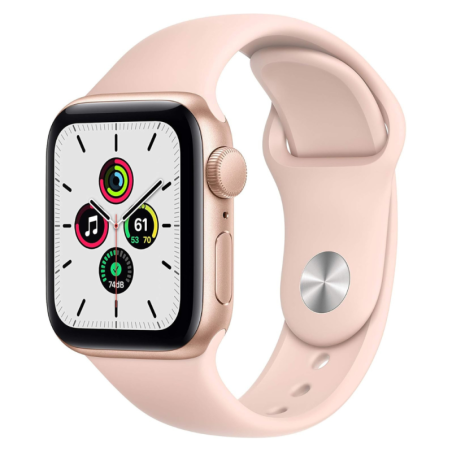 Montre Connectée Apple Watch Series SE GPS 40mm Or Aluminium avec Bracelet - Grade A avec Boîte et Chargeur