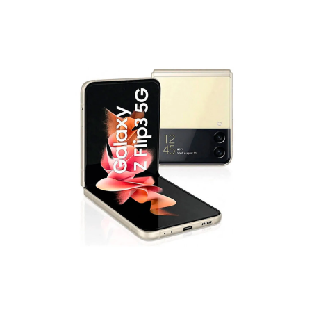 Samsung Galaxy Z Flip 3 5G 256 Go Crème - Reconditionné grade AB | Smarty Paris