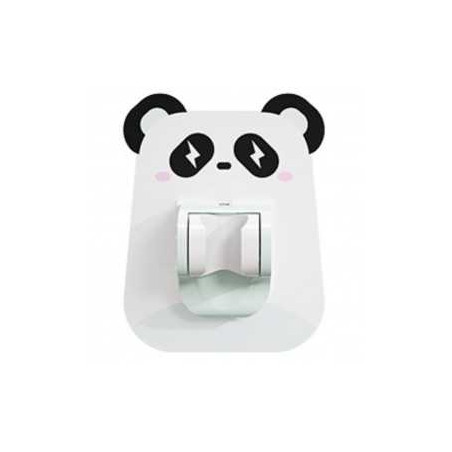 Support Pommeau de Douche Autoadhesif Dessins Animés - Blanc - Smartph