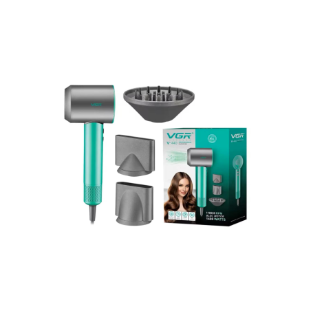 Sèche-Cheveux Pliable VGR Moteur BLDC Double Tension Salon Ionique V44
