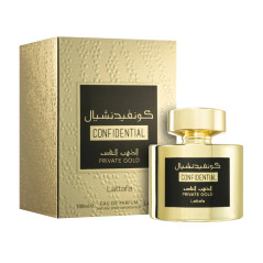 Eau de Parfum Lattafa Confidential Private Gold - unisex - 100ml · Smarty Paris Beauté