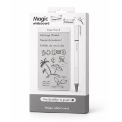 Tablette d'écriture LCD Magnétique 6.25 " Portable - Blanc - Smartphon