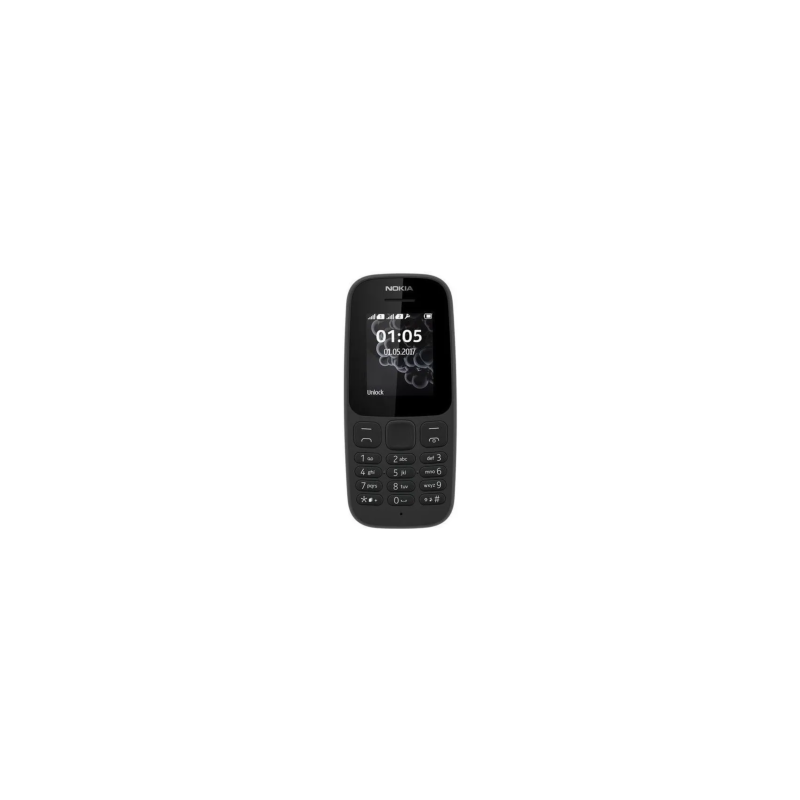 Téléphone Portable Nokia 105 4e édition 1.77" - Noir (Neuf)