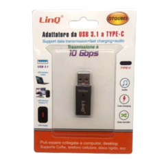 Adaptateur USB-C / USB LinQ OTGU803 - Alimentation Ref A0535 | Smarty