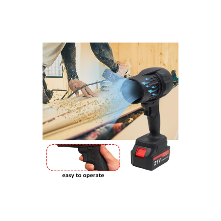 Ventilateur Souffleur Ultra Puissant Sans Fil 1500mAh 21V 210 km/h de