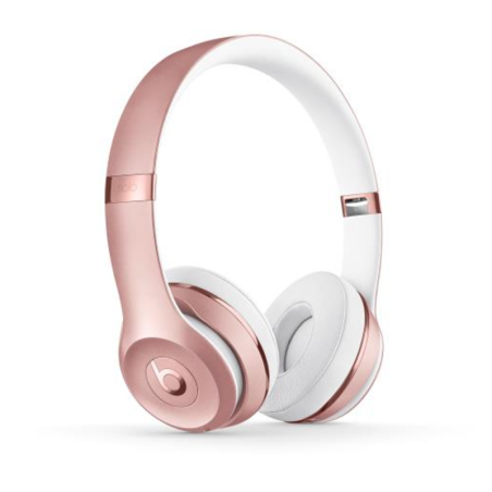 Casque Bluetooth BEATS Solo 3 Wireless Or Rose - Alimentatio