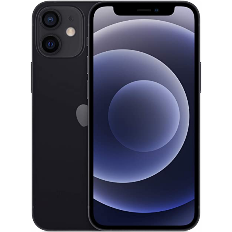 iPhone 12 Mini 128 Go Noir - Grade A (TVA Sur Marge)* iPhone 12 Mini 128 Go Noir - Grade A (TVA Sur Marge)*