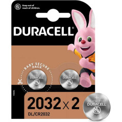 Piles Boutons Lithium Duracell CR2032, 3V, 20mm x 2pcs - Ali