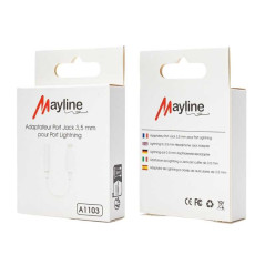 Adaptateur Lightning / Jack 3,5 mm (Mayline) - Audio Ref A11