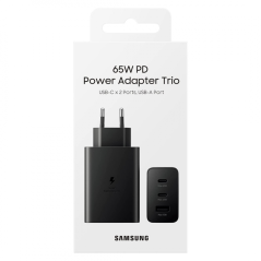 Adaptateur Secteur Samsung 65W PD Power Adapter Trio 2USB-C 