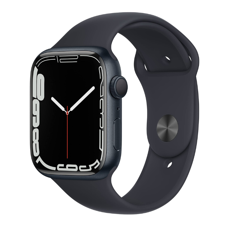 Smartwatch Apple Watch Series 7 – GPS + Cellular 45mm Midnight Stainless Steel with Band · Refurbished Grade AB