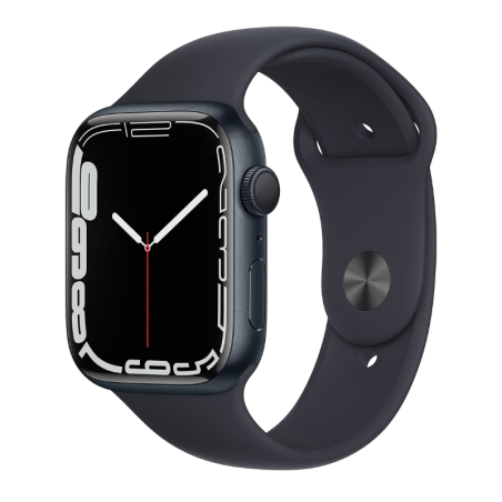 Smartwatch Apple Watch Series 7 – GPS + Cellular 45mm Midnight Stainless Steel with Band · Refurbished Grade AB