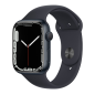Smartwatch Apple Watch Series 7 – GPS + Cellular 45mm Midnight Stainless Steel with Band · Refurbished Grade AB