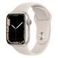 Montre Connectée Apple Watch Series 7 Cellulaire 45mm Aluminium Lumière Stellaire avec Bracelet - Grade B (TVA Sur Marge)* Montre Connectée Apple Watch Series 7 Cellulaire 45mm Aluminium Lumière Stellaire avec Bracelet - Grade B (TVA Sur Marge)*