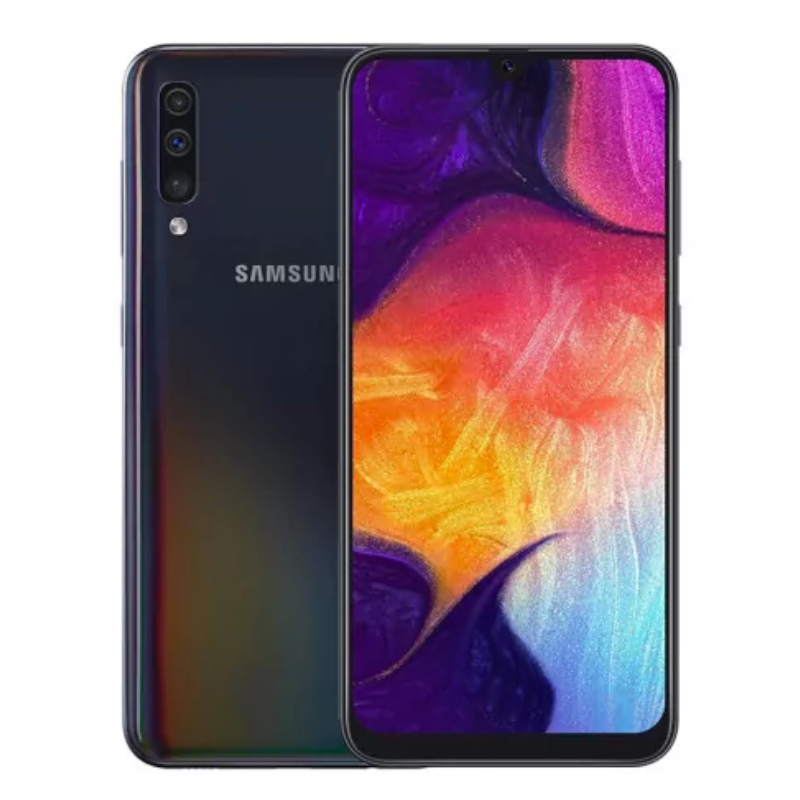 Samsung Galaxy A50 128 Go Noir - Grade A (TVA Sur Marge)* Samsung Galaxy A50 128 Go Noir - Grade A (TVA Sur Marge)*