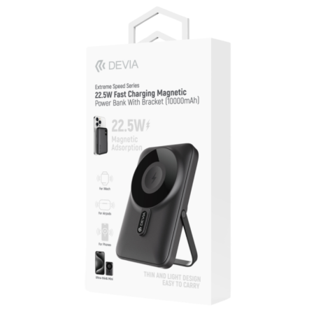 Power Bank Magnétique Charge Rapide 22,5W avec Support - Sér