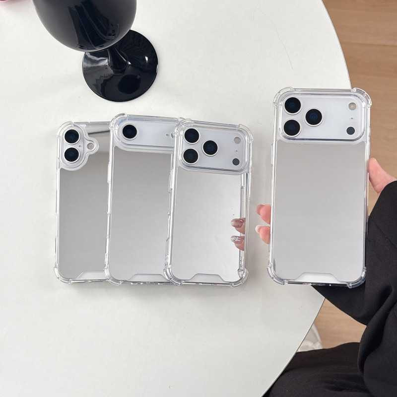ECO Coque silicone miroir avec collier – iPhone