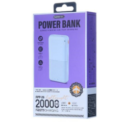 Power bank 20000mAh REMAX Lango séries II RPP-26 2.4A léger 