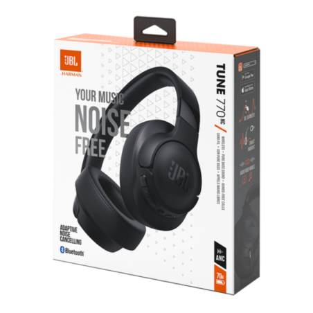 Casque Bluetooth JBL Tune 770NC - JBLT770NCBLK - Noir - Audi