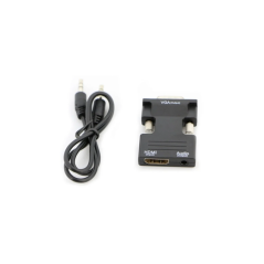 Convertisseur Entrée HMDI femelle + Audio vers VGA mâle - No