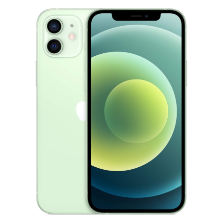 iPhone 12 64 Go Vert (Vitre Arrière Cassé) - (TVA Sur Marge)*