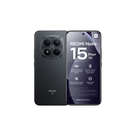 Xiaomi Redmi Note 15 pro+ 5G 12 Go/512 Go Noir - Neuf - Smartphones Re