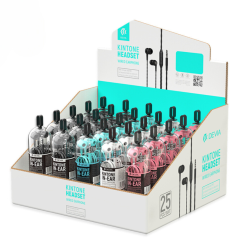 Set de Ecouteurs Filaires Jack 3.5mm Devia Kintone EL064 (25