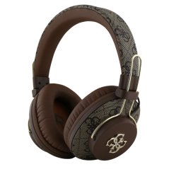 Casque PU sans Fil Bluetooth ENC avec Logo 4G Métal Guess GU