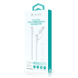 Câble 2-en-1 Type-C vers Type-C & Lightning Devia - 60W - 1.2M - Blanc