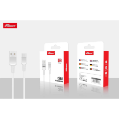 Câble USB / Type-C 2.4A FASR FS-CA3T - 1M - Blanc - Audio Re