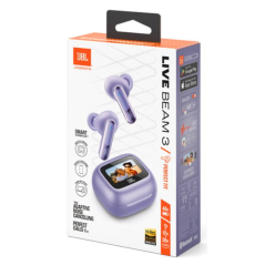 Ecouteurs Bluetooth JBL Live Beam 3 - JBLLIVEBEAM3PURP - Vio