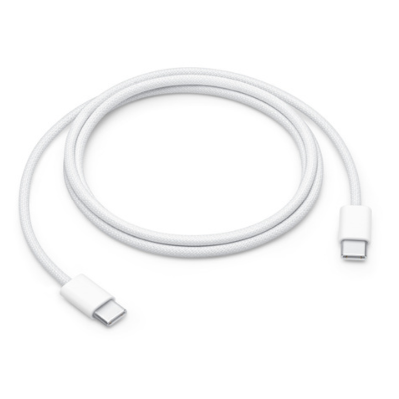 Câble USB‑C/USB-C Nylon Tressé 60 W avec Outil d'extraction carte SIM - 1M MQKJ3ZM/A - Vrac (Apple)