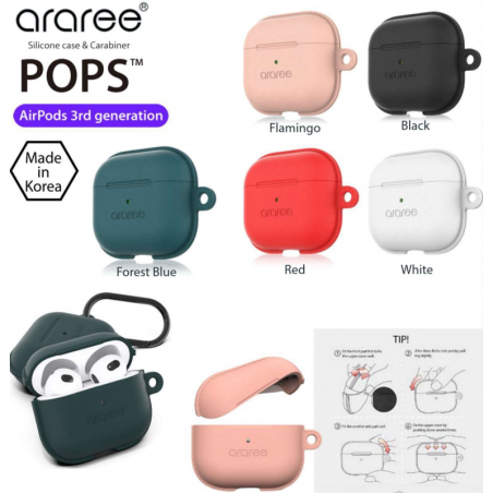Coque de Protection En Silicone ARAREE Pops - AirPods 3 - Au