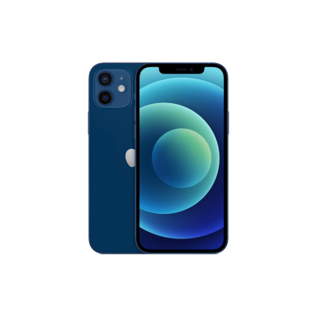 iPhone 12 64 Go Bleu (Vitre Arrière Cassé) - (TVA Sur Marge)* — Reconditionné Garanti 12 mois · Smarty Paris