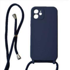 Coque de Protection en Silicone Multicolore avec Collier - i