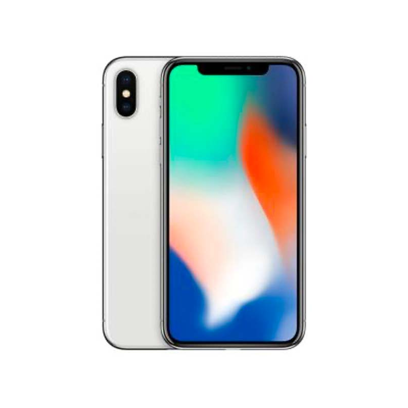 iPhone X 64 Go Argent - Grade B (Batterie remplacée à neuf) avec boîte et accessoires iPhone X 64 Go Argent - Grade B (Batterie remplacée à neuf) avec boîte et accessoires